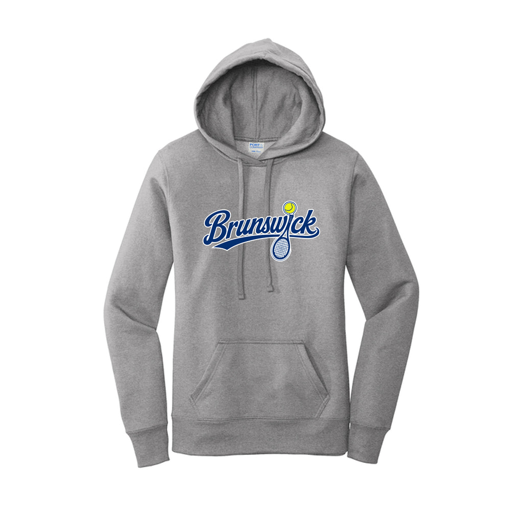 Brunswick Tennis - Port & Co™ Women's Core Fleece Pullover Hooded Sweatshirt