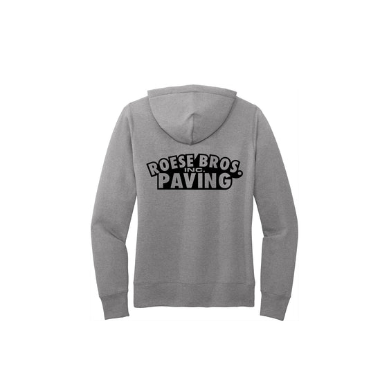Roese Bros. Paving - Port & Company ® Ladies Core Fleece Pullover Hooded Sweatshirt - FRONT & BACK