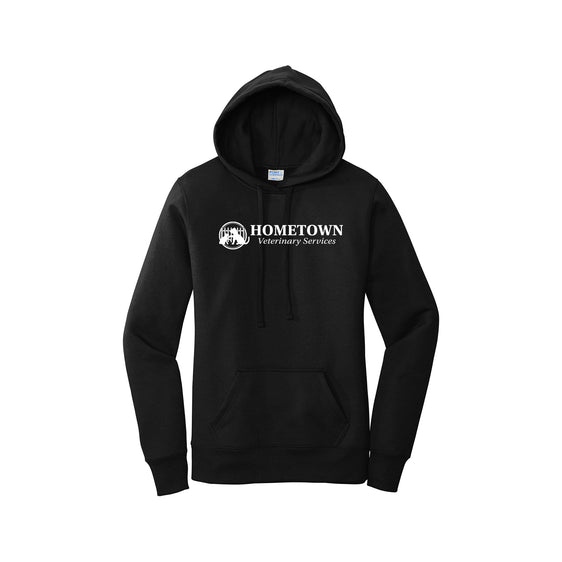 Hometown Veterinary - Port & Company ® Ladies Core Fleece Pullover Hooded Sweatshirt