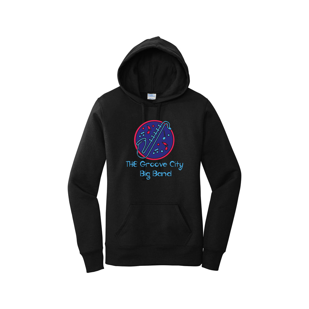 Groove City Band - Port & Company ® Ladies Core Fleece Pullover Hooded Sweatshirt
