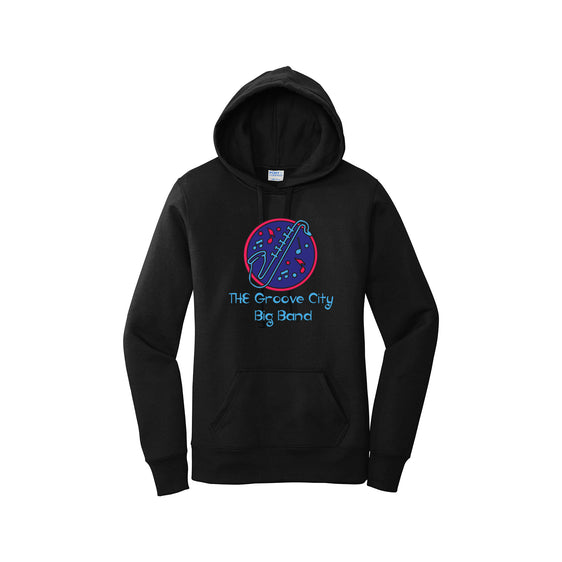 Groove City Band - Port & Company ® Ladies Core Fleece Pullover Hooded Sweatshirt