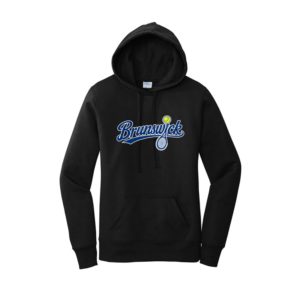 Brunswick Tennis - Port & Co™ Women's Core Fleece Pullover Hooded Sweatshirt