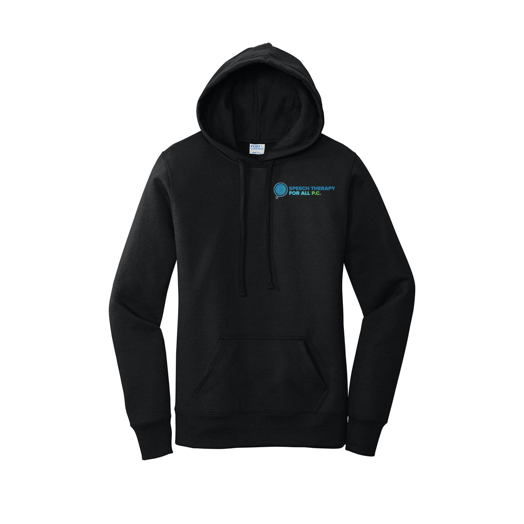 Speech Therapy For All - Port & Company® Women's Core Fleece Pullover Hooded Sweatshirt