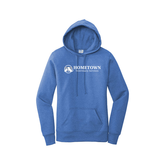 Hometown Veterinary - Port & Company ® Ladies Core Fleece Pullover Hooded Sweatshirt