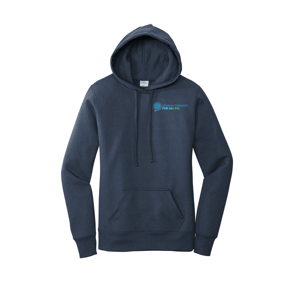 Speech Therapy For All - Port & Company® Women's Core Fleece Pullover Hooded Sweatshirt