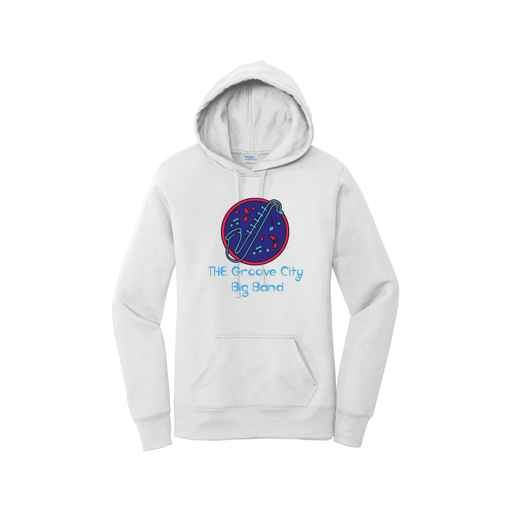 Groove City Band - Port & Company ® Ladies Core Fleece Pullover Hooded Sweatshirt