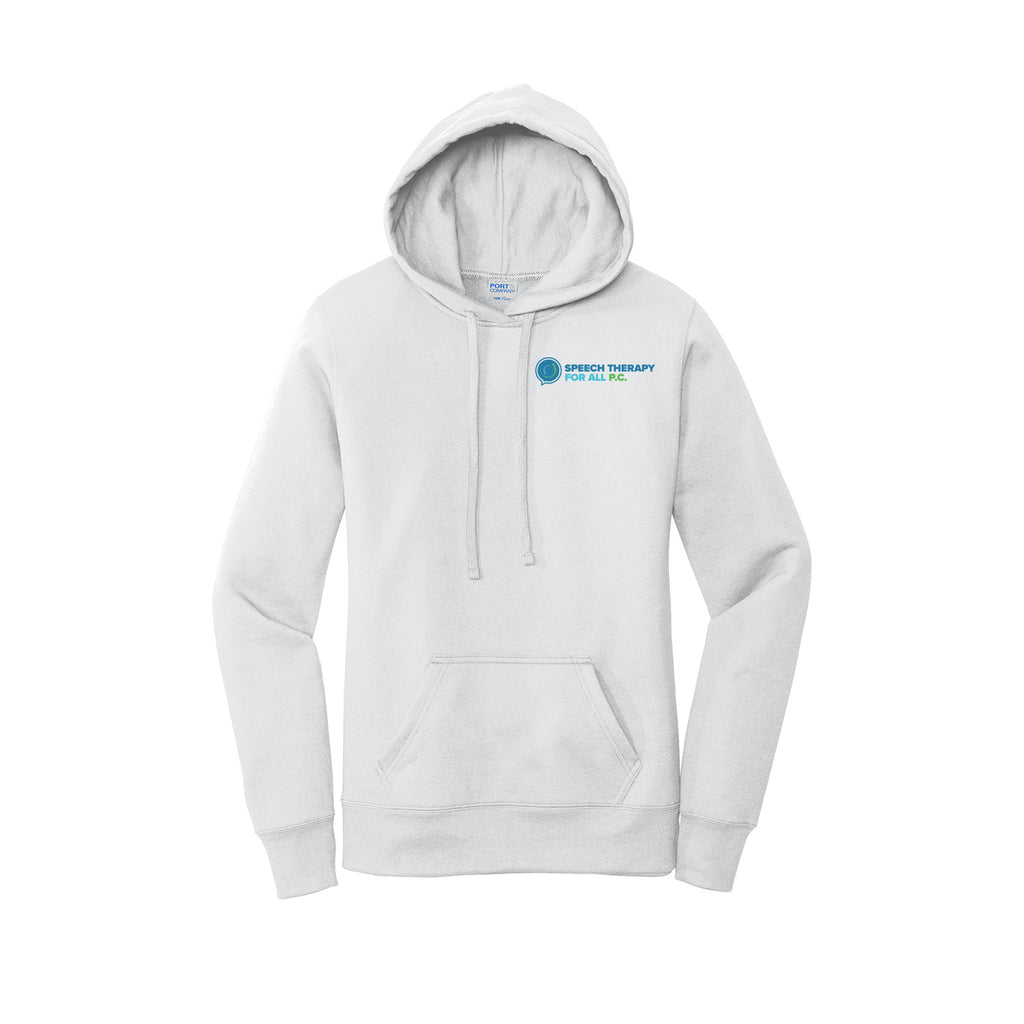 Speech Therapy For All - Port & Company® Women's Core Fleece Pullover Hooded Sweatshirt