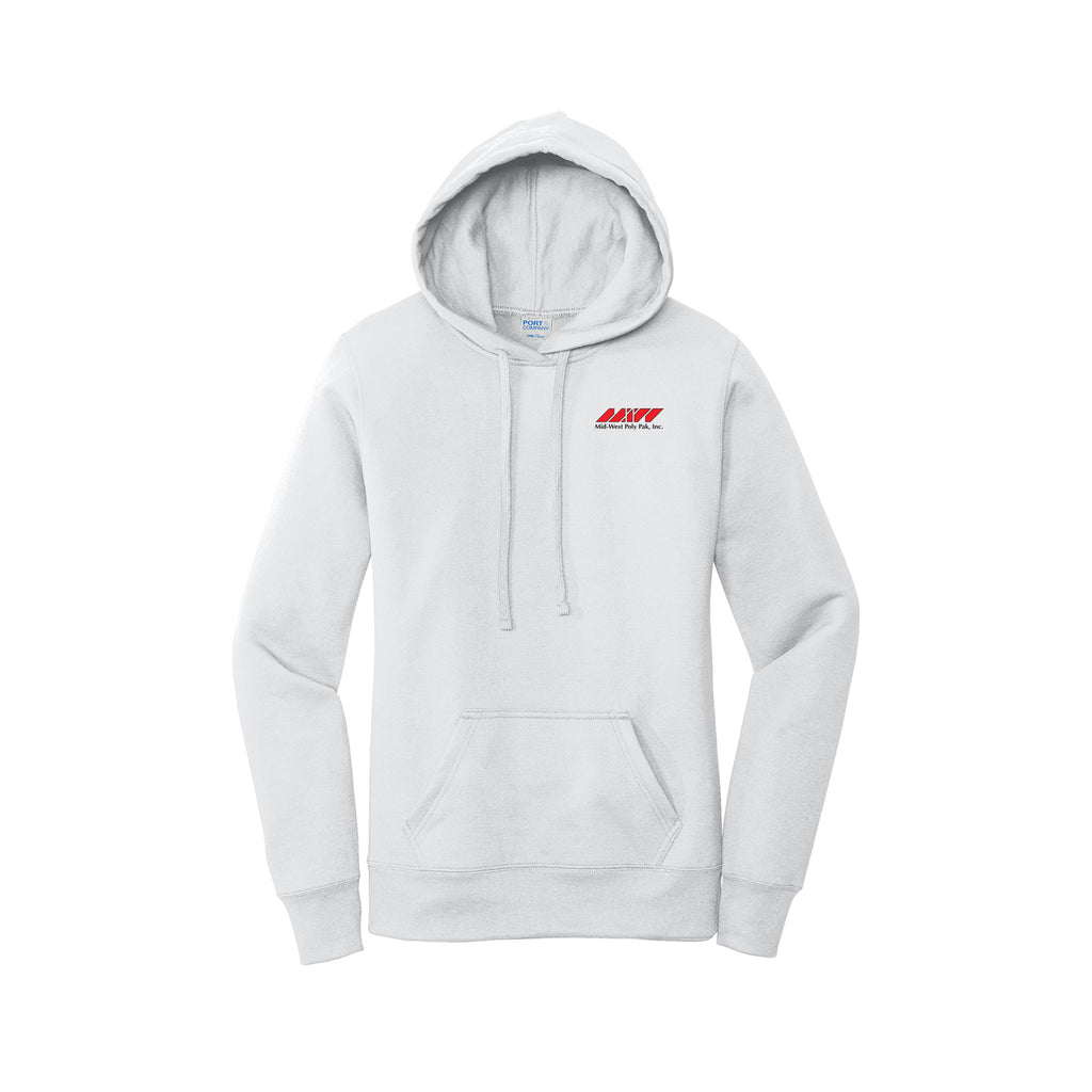 Midwest Polypak - Port & Company ® Ladies Core Fleece Pullover Hooded Sweatshirt