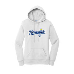 Brunswick Tennis - Port & Co™ Women's Core Fleece Pullover Hooded Sweatshirt