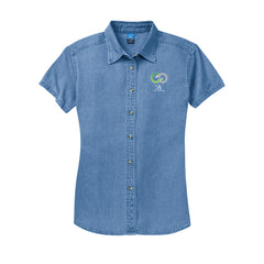 Solace at Vivians - Port & Company® Women's Short Sleeve Value Denim Shirt