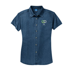 Solace at Vivians - Port & Company® Women's Short Sleeve Value Denim Shirt