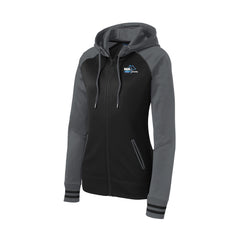 Haag Ford - Sport-Tek® Ladies Sport-Wick® Varsity Fleece Full-Zip Hooded Jacket