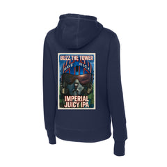 GrizzlyBird Brewing Company - Moon Logo & IPA Backs - Sport-Tek® Women's Pullover Hooded Sweatshirt