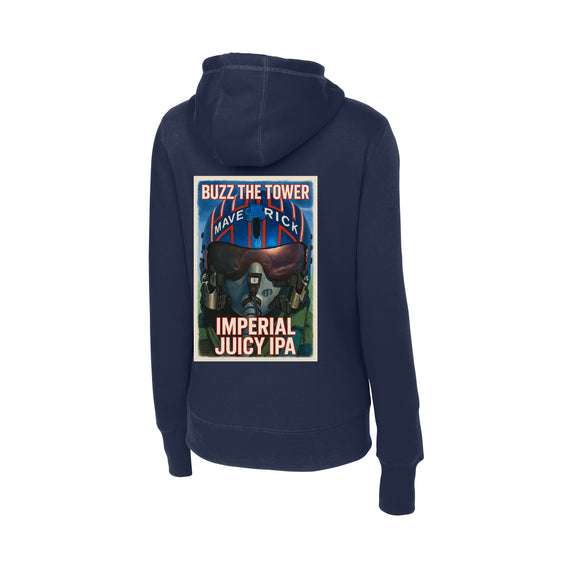 GrizzlyBird Brewing Company - Sun Logo & IPA Backs - Sport-Tek® Women's Pullover Hooded Sweatshirt