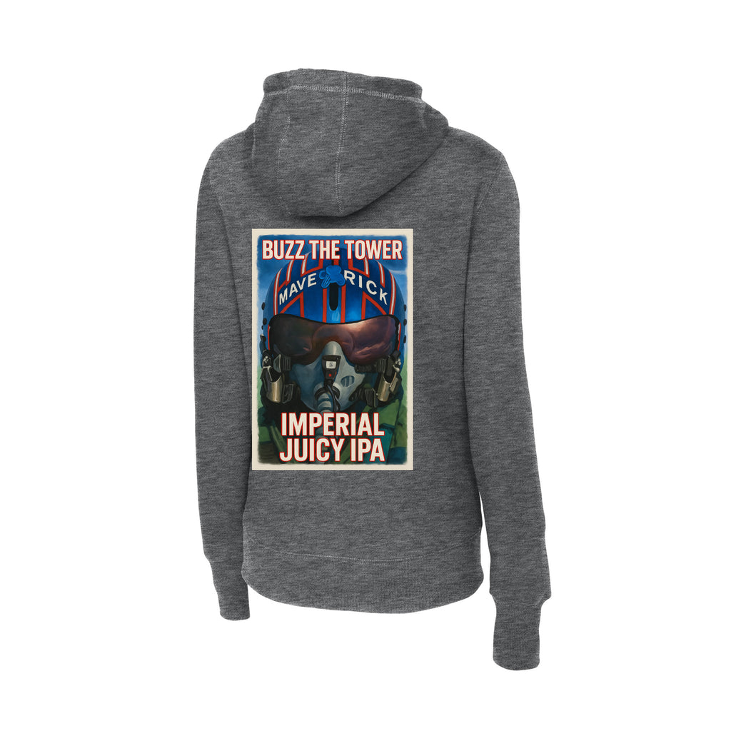 GrizzlyBird Brewing Company - Sun Logo & IPA Backs - Sport-Tek® Women's Pullover Hooded Sweatshirt