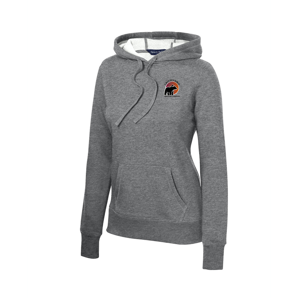 GrizzlyBird Brewing Company - Sun Logo & IPA Backs - Sport-Tek® Women's Pullover Hooded Sweatshirt