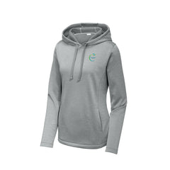 Lifespan Speech - Sport-Tek® Women's PosiCharge ® Sport-Wick® Heather Fleece Hooded Pullover