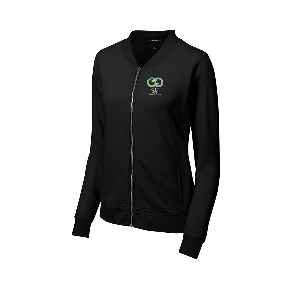 Solace at Vivians - Sport-Tek® Women's Lightweight French Terry Bomber