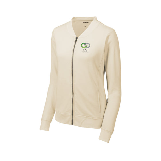 Solace at Vivians - Sport-Tek® Women's Lightweight French Terry Bomber