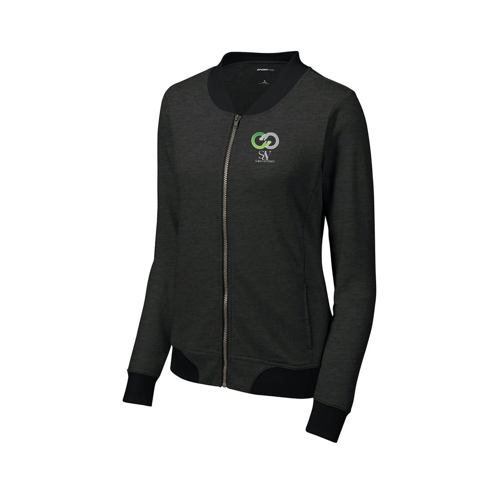 Solace at Vivians - Sport-Tek® Women's Lightweight French Terry Bomber