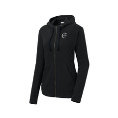 Lifespan Speech - Sport-Tek® Women's PosiCharge ® Tri-Blend Wicking Fleece Full-Zip Hooded Jacket