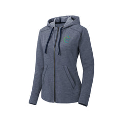 Lifespan Speech - Sport-Tek® Women's PosiCharge ® Tri-Blend Wicking Fleece Full-Zip Hooded Jacket
