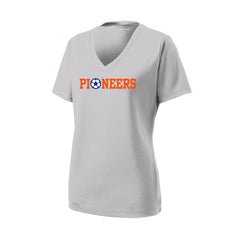Olentangy Orange Soccer - Sport-Tek® Women's PosiCharge® RacerMesh® V-Neck Tee