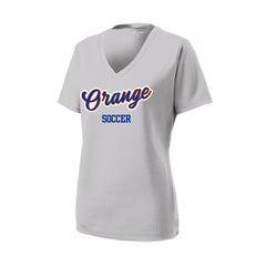 Olentangy Orange Soccer - Sport-Tek® Women's PosiCharge® RacerMesh® V-Neck Tee
