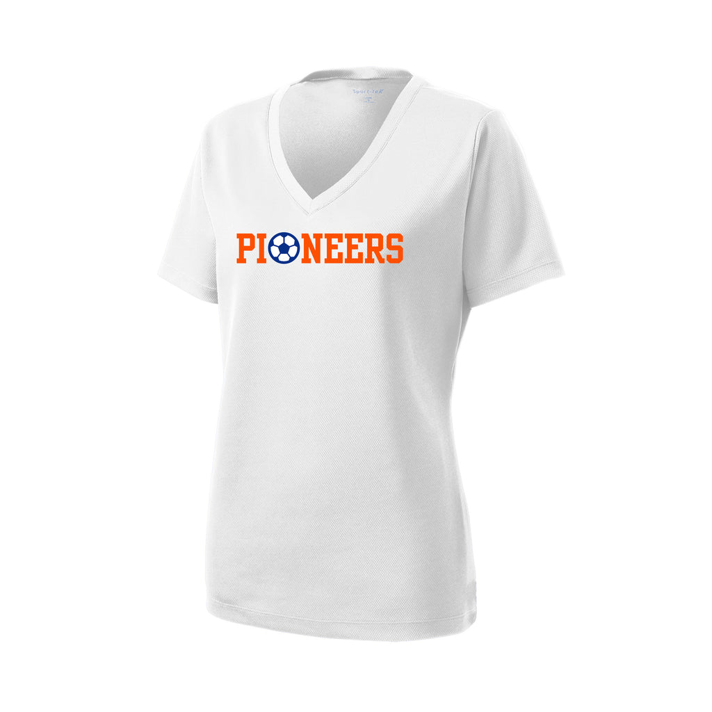 Olentangy Orange Soccer - Sport-Tek® Women's PosiCharge® RacerMesh® V-Neck Tee