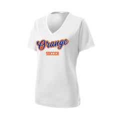 Olentangy Orange Soccer - Sport-Tek® Women's PosiCharge® RacerMesh® V-Neck Tee