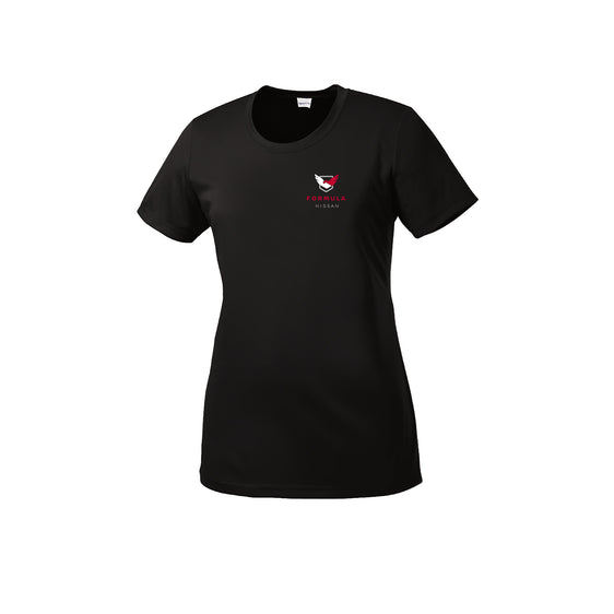 Formula Nissan - Sport-Tek® Ladies PosiCharge® Competitor™ Tee - FRONT ONLY