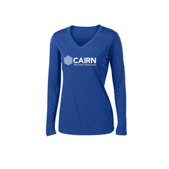 Cairn Recovery Resources - Sport-Tek® Ladies Long Sleeve PosiCharge® Competitor™ V-Neck Tee