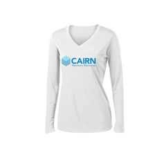 Cairn Recovery Resources - Sport-Tek® Ladies Long Sleeve PosiCharge® Competitor™ V-Neck Tee