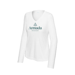 Armada Recovery - Sport-Tek® Ladies Long Sleeve PosiCharge® Competitor™ V-Neck Tee