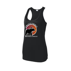 GrizzlyBird Brewing Company - Sun Logo - Sport-Tek® Women's PosiCharge® Competitor™ Racerback Tank