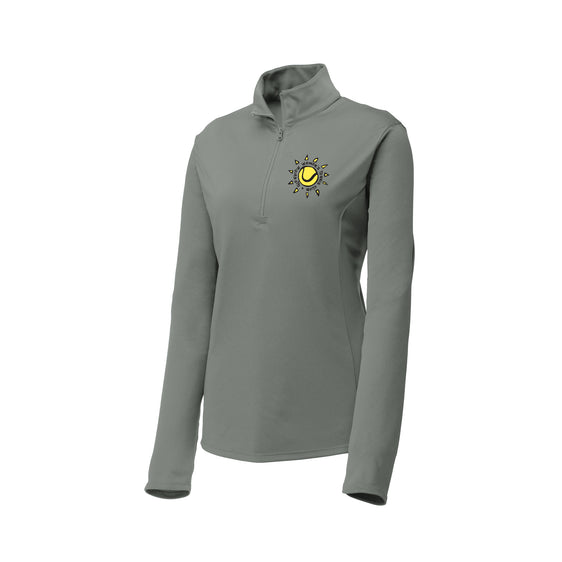 Glenview Women's Tennis - Sport-Tek® Ladies PosiCharge® Competitor™ 1/4-Zip Pullover
