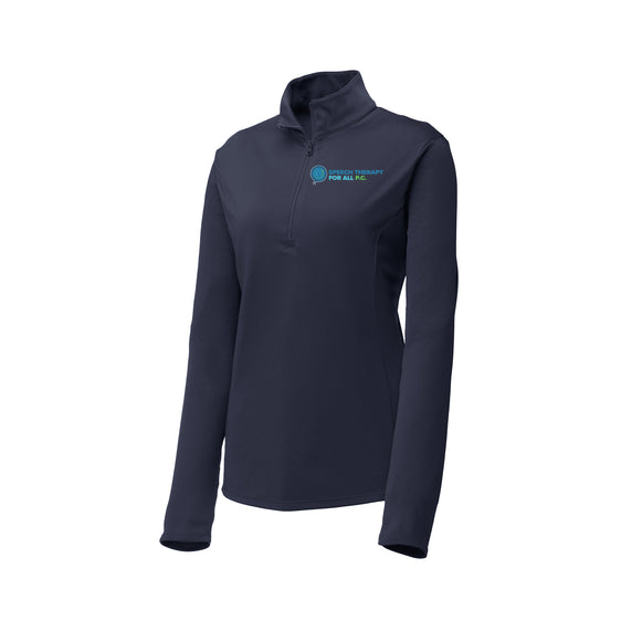 Speech Therapy For All - Sport-Tek® Women's PosiCharge® Competitor™ 1/4-Zip Pullover