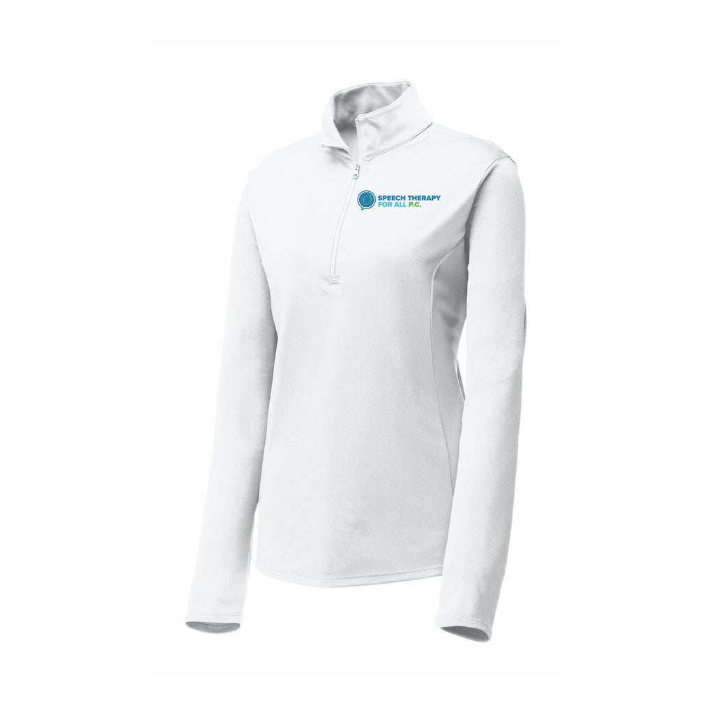 Speech Therapy For All - Sport-Tek® Women's PosiCharge® Competitor™ 1/4-Zip Pullover