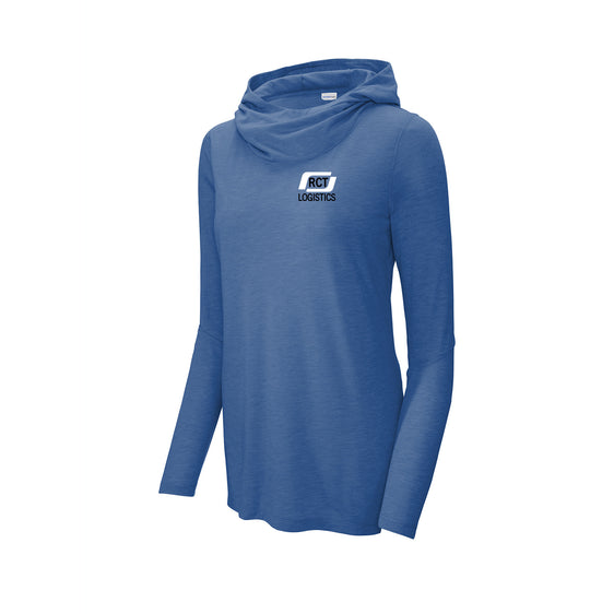 RCT Logistics - Sport-Tek® Women's PosiCharge ® Tri-Blend Wicking Long Sleeve Hoodie