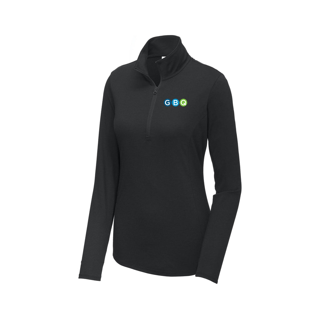 GBQ - Sport-Tek® Women's PosiCharge® Tri-Blend Wicking 1/4-Zip Pullover