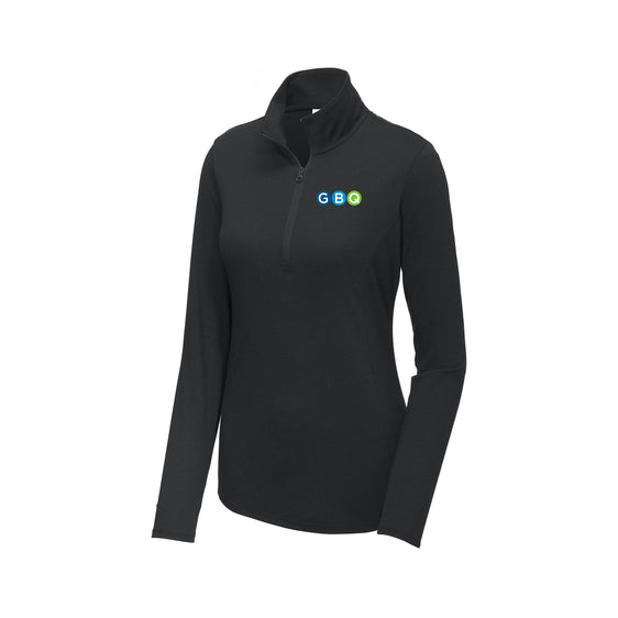 GBQ - Sport-Tek® Women's PosiCharge® Tri-Blend Wicking 1/4-Zip Pullover