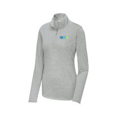 GBQ - Sport-Tek® Women's PosiCharge® Tri-Blend Wicking 1/4-Zip Pullover