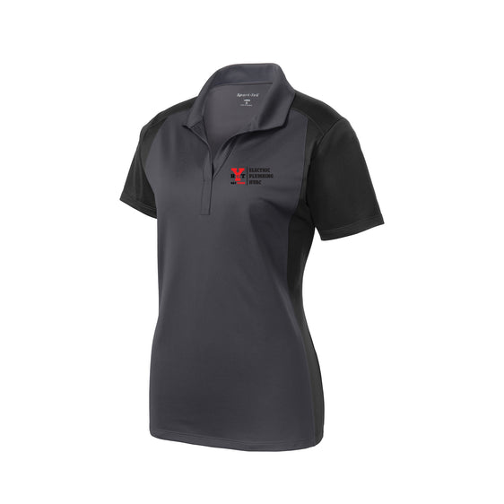 R&T Yoder Electric - Sport-Tek® Ladies Colorblock Micropique Sport-Wick® Polo
