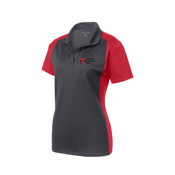 R&T Yoder Electric - Sport-Tek® Ladies Colorblock Micropique Sport-Wick® Polo