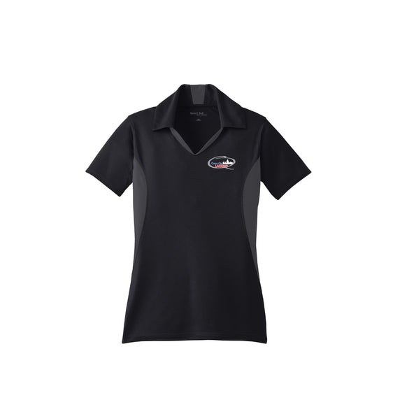 Queen City Laundry - Sport-Tek® Ladies Side Blocked Micropique Sport-Wick® Polo