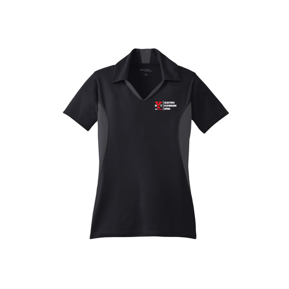 R&T Yoder Electric - Sport-Tek® Ladies Side Blocked Micropique Sport-Wick® Polo