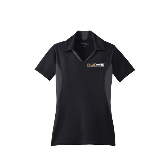 Paul Davis - Sport-Tek® Ladies Side Blocked Micropique Sport-Wick® Polo