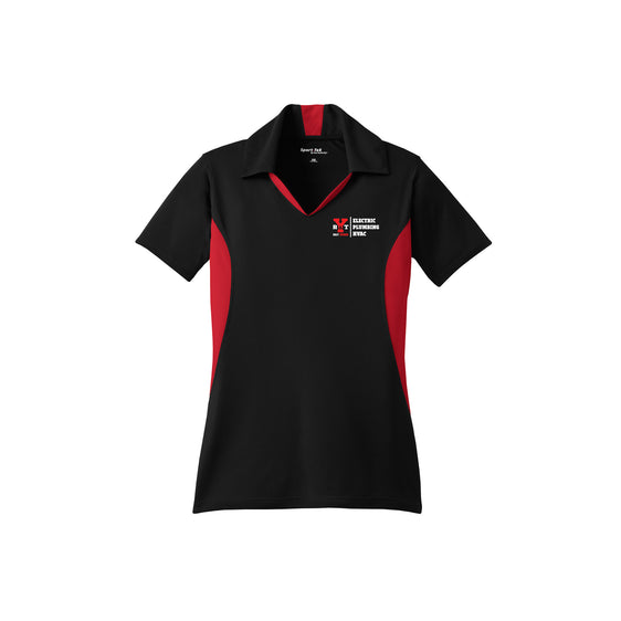 R&T Yoder Electric - Sport-Tek® Ladies Side Blocked Micropique Sport-Wick® Polo