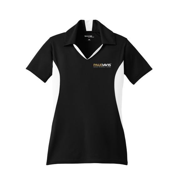 Paul Davis - Sport-Tek® Ladies Side Blocked Micropique Sport-Wick® Polo