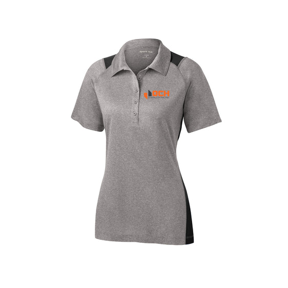 OCH - Sport-Tek® Ladies Heather Colorblock Contender™ Polo